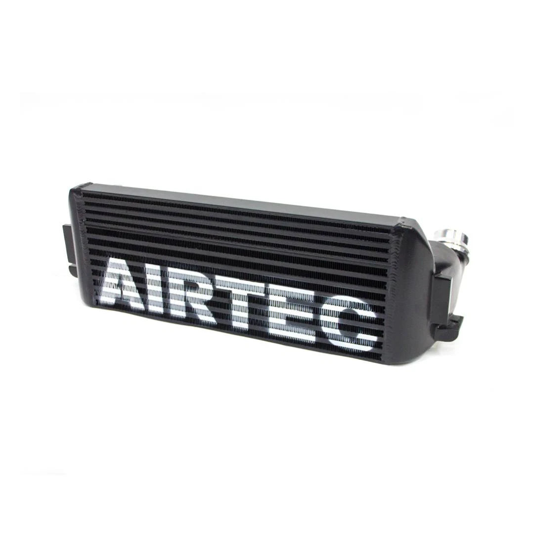 Black intercooler with 'AIRTEC' branding on a white background