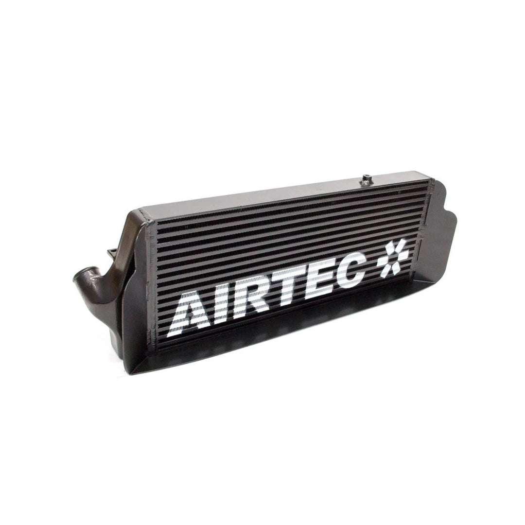 Black intercooler with 'AIRTEC' branding on a white background