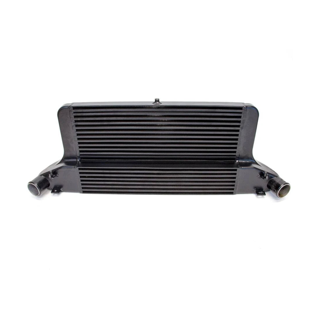 Black AIRTEC intercooler on a white background