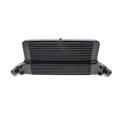 Black AIRTEC intercooler on a white background