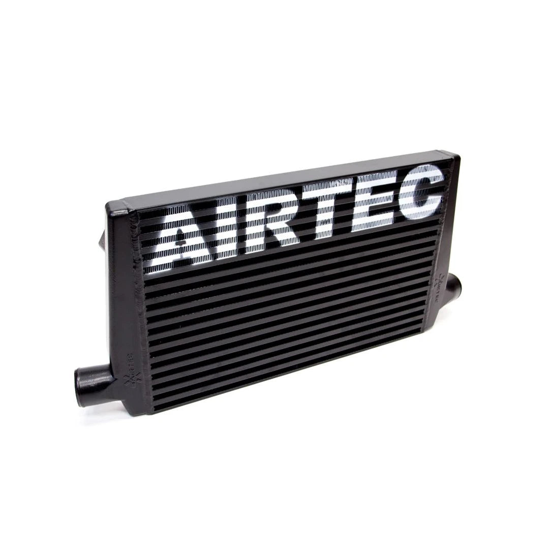 black Airtec intercooler on a white background