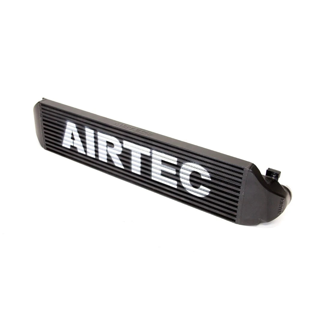 black Airtec intercooler on a white background