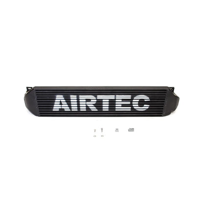 black Airtec intercooler on a white background