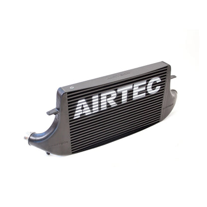 black Airtec intercooler on a white background