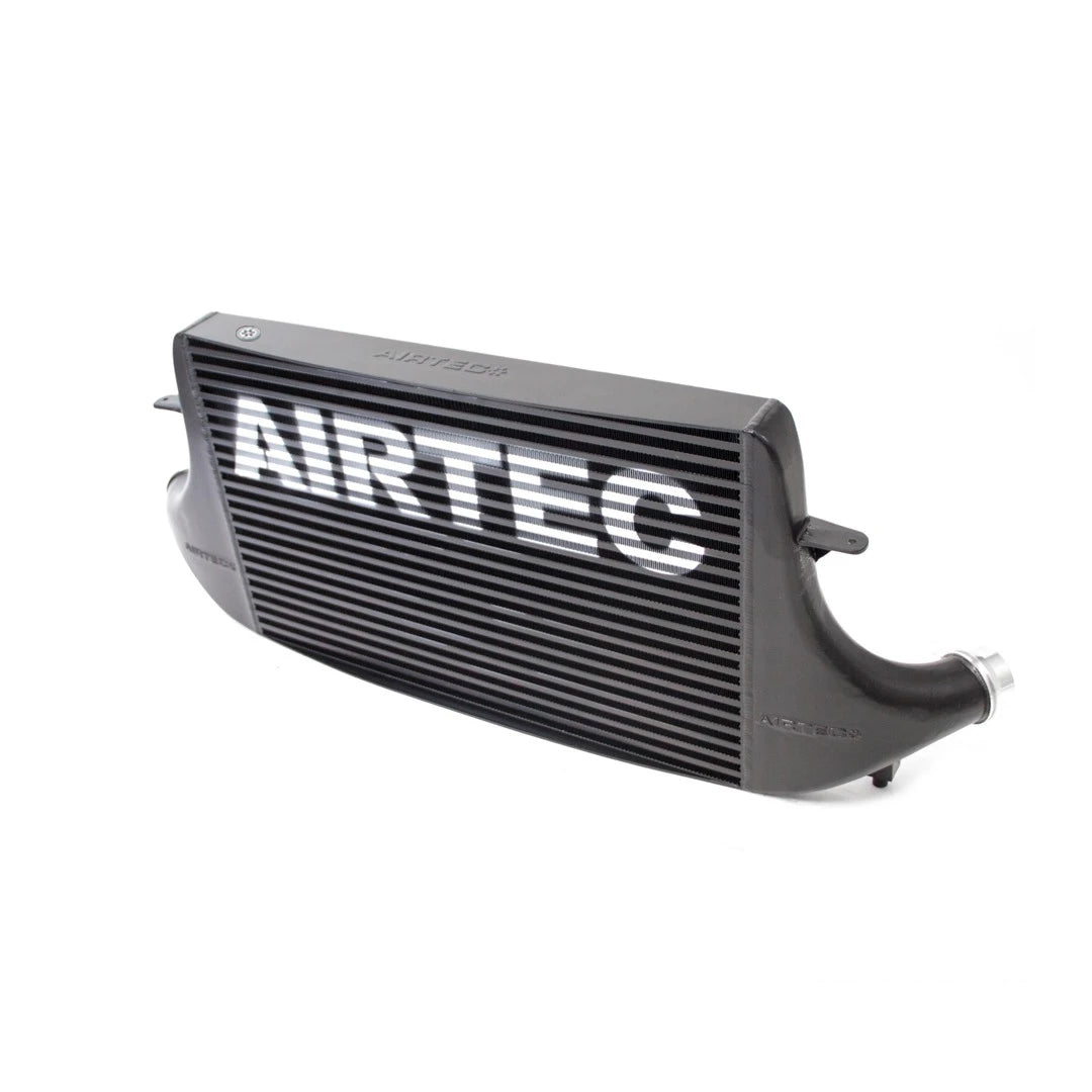 black Airtec intercooler on a white background