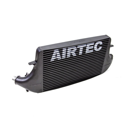 Black Airtec intercooler on a white background
