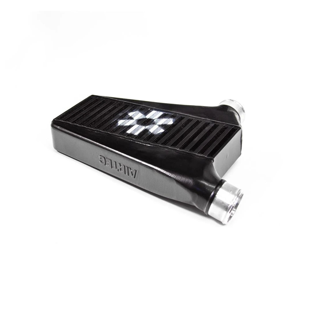 Black Airtec intercooler on a white background