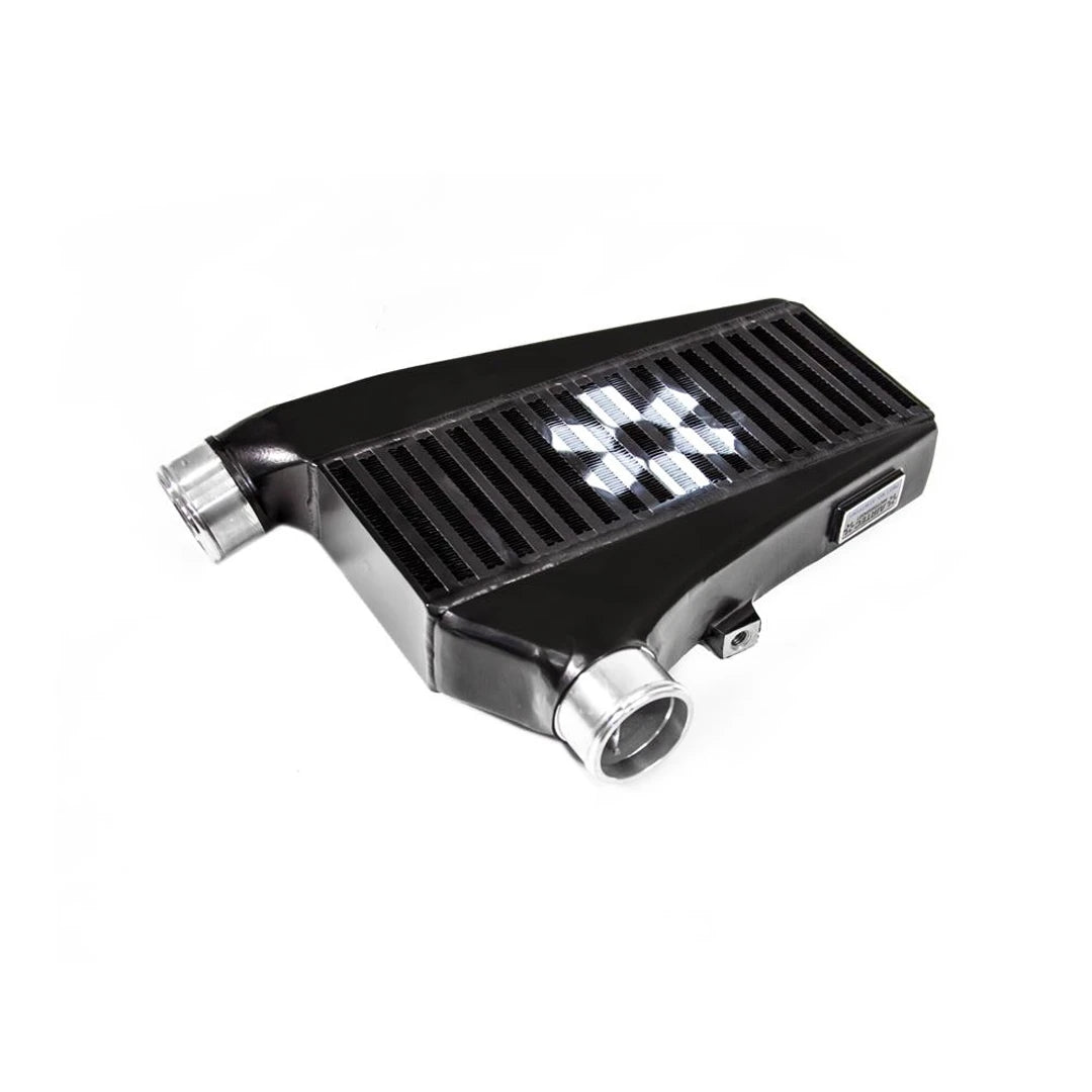 Black Airtec intercooler on a white background