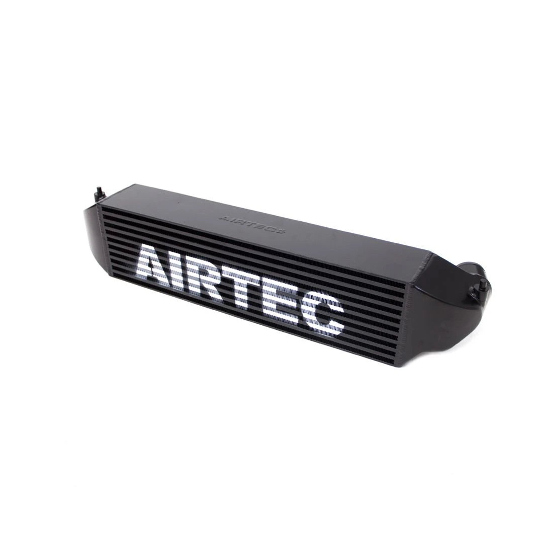 black Airtec intercooler on a white background