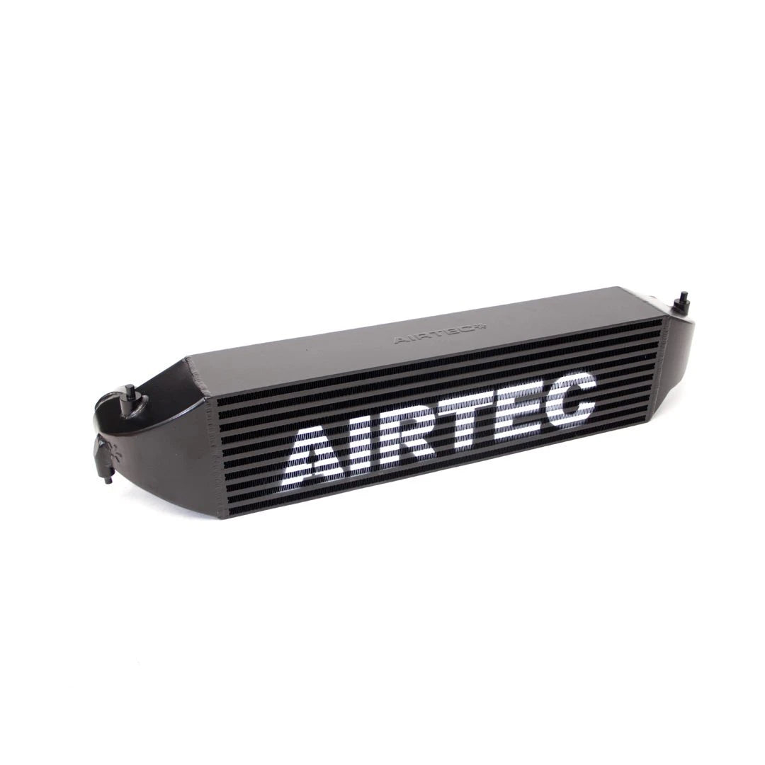 black Airtec intercooler on a white background