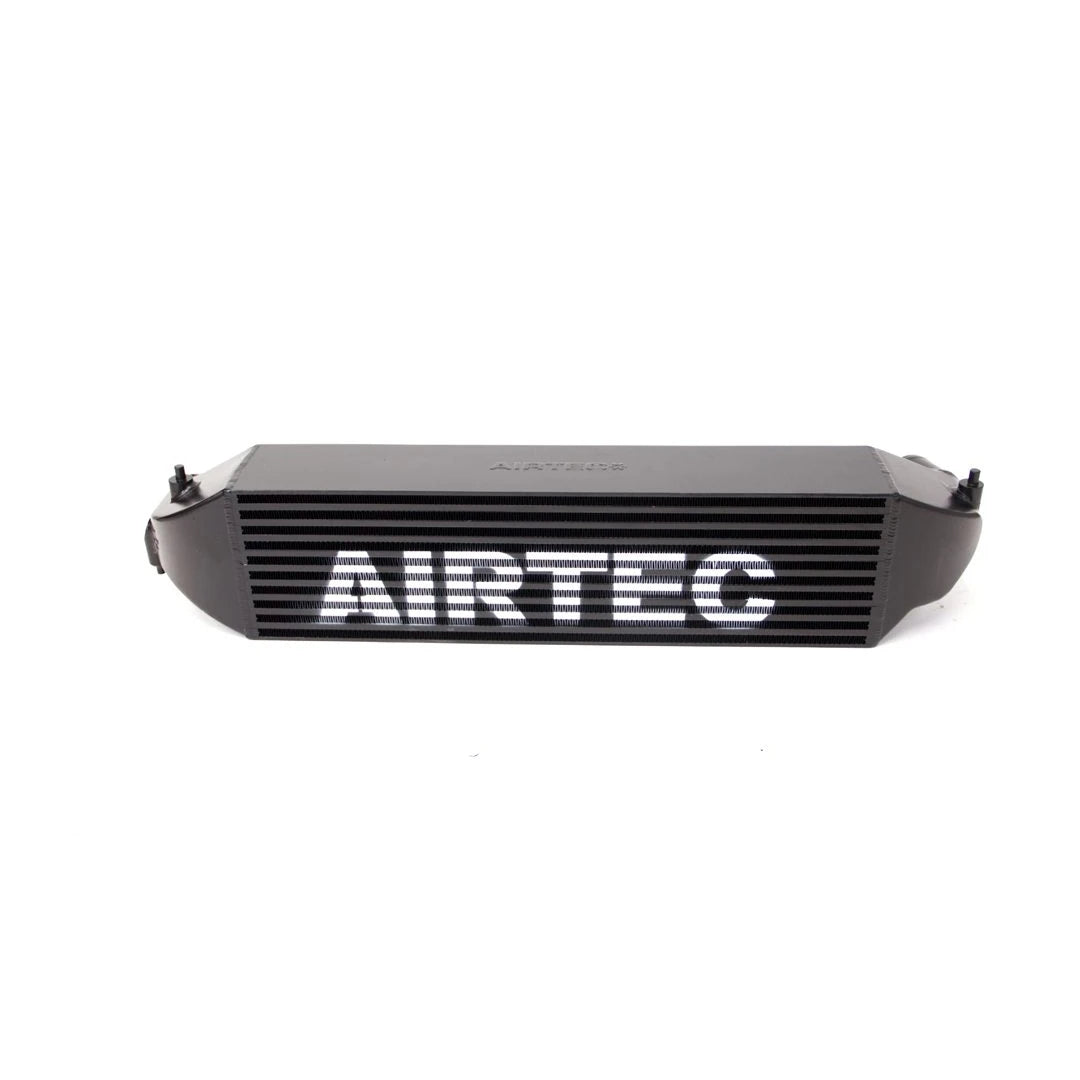 black Airtec intercooler on a white background