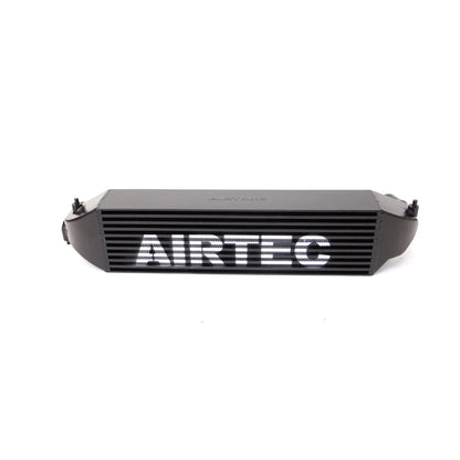 black Airtec intercooler on a white background