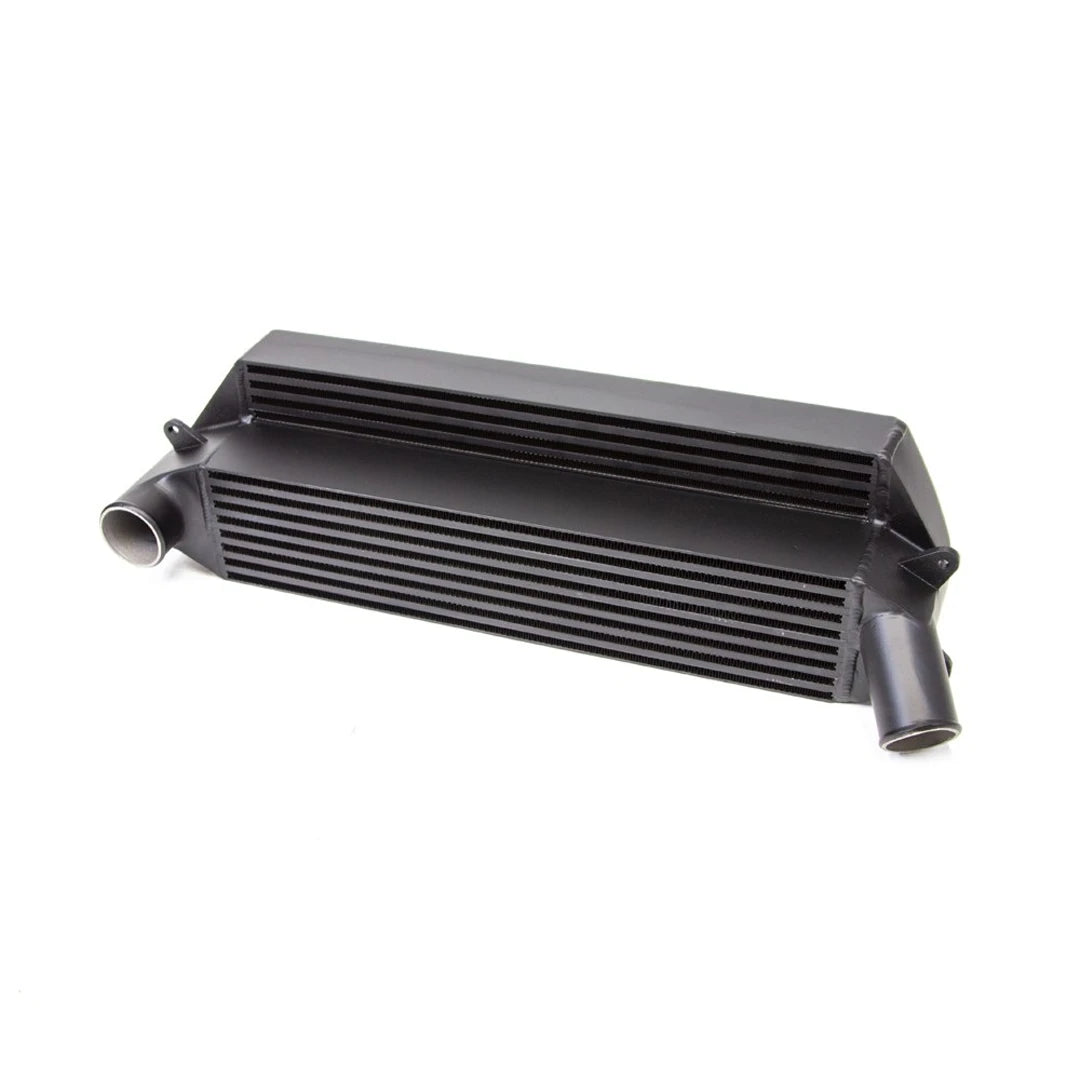 black Airtec intercooler on a white background