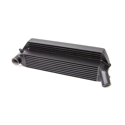 black Airtec intercooler on a white background