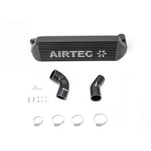 black Airtec intercooler on a white background