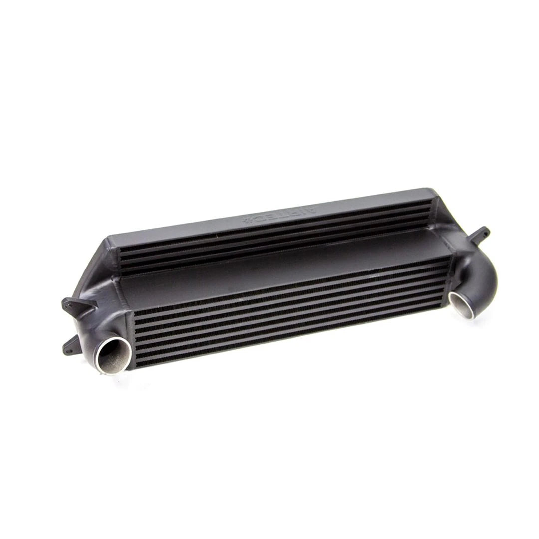 black Airtec intercooler on a white background