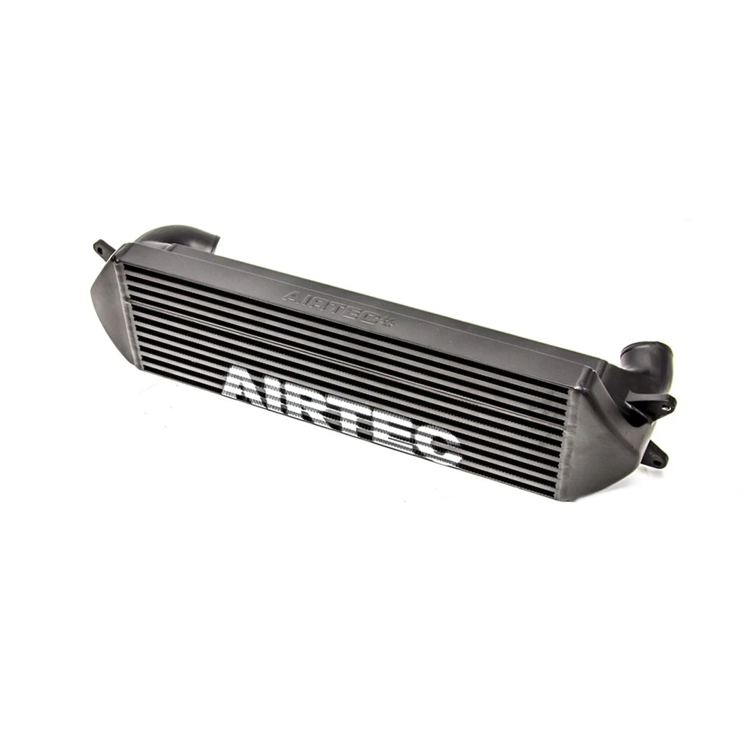 black Airtec intercooler on a white background