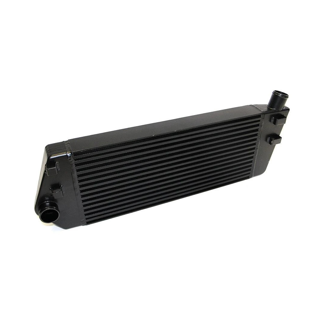 black Airtec intercooler on a white background