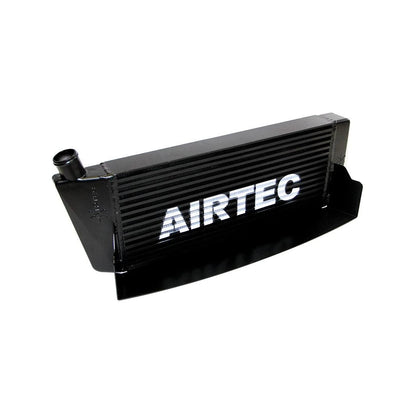 black Airtec intercooler on a white background