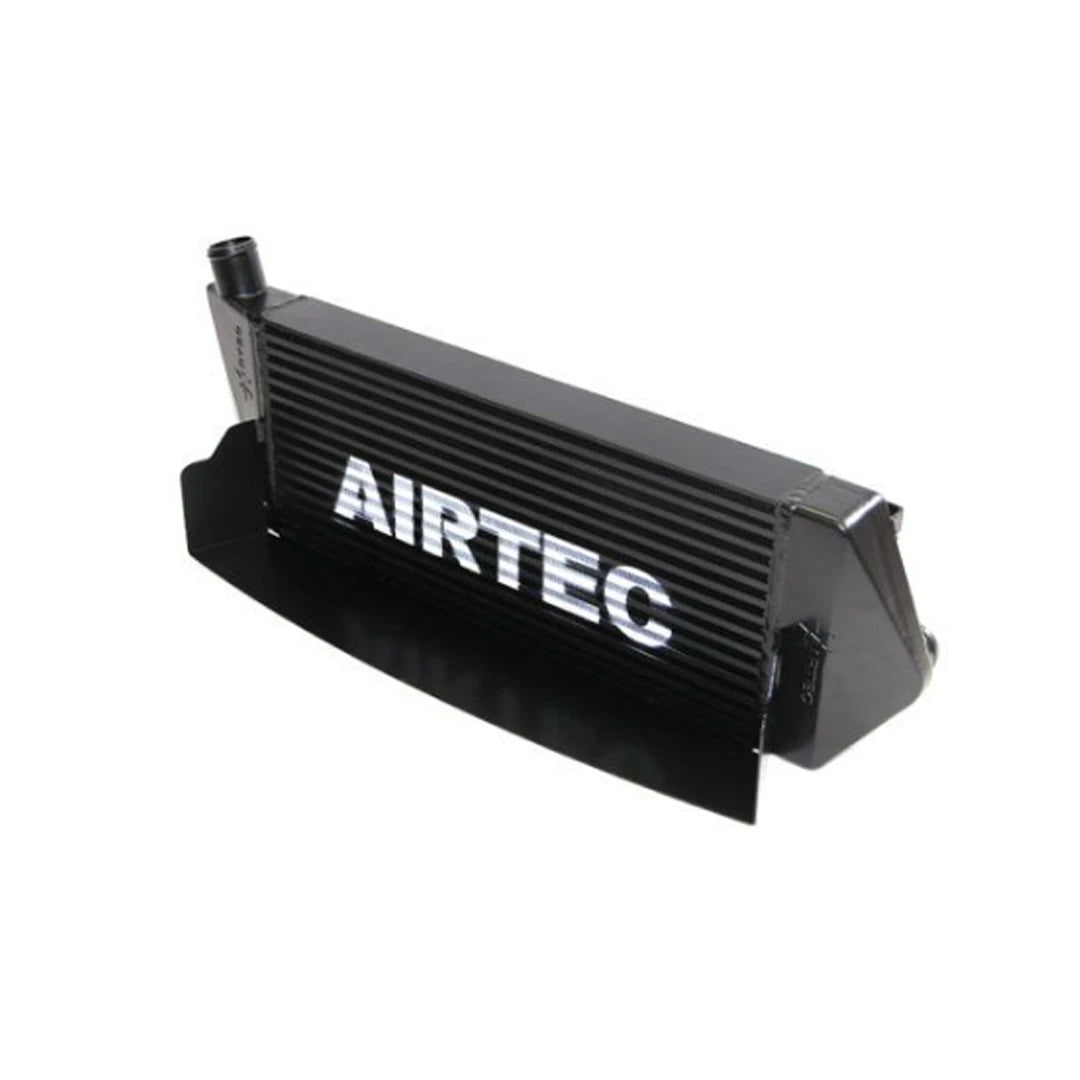 black Airtec intercooler on a white background