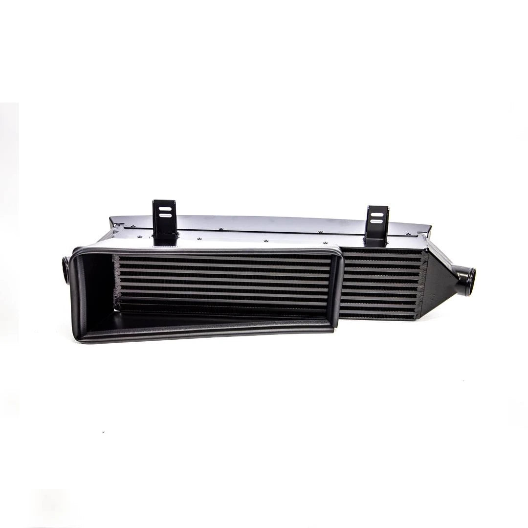 black Airtec intercooler on a white background