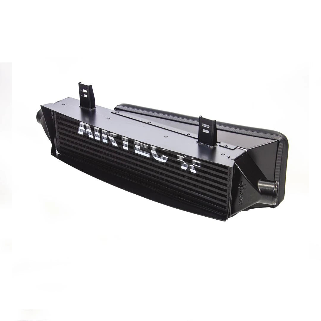 black Airtec intercooler on a white background