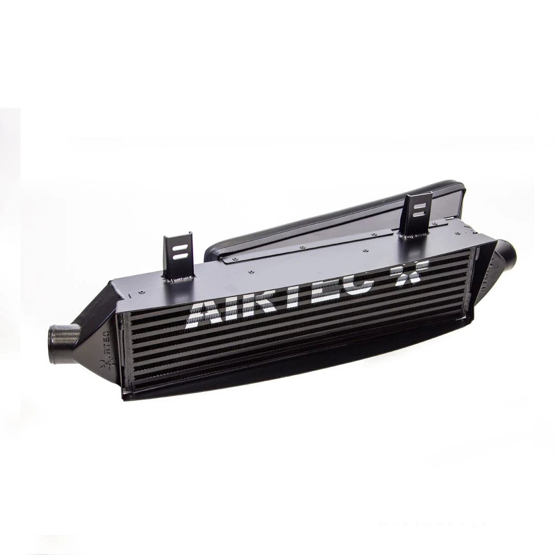 black Airtec intercooler on a white background