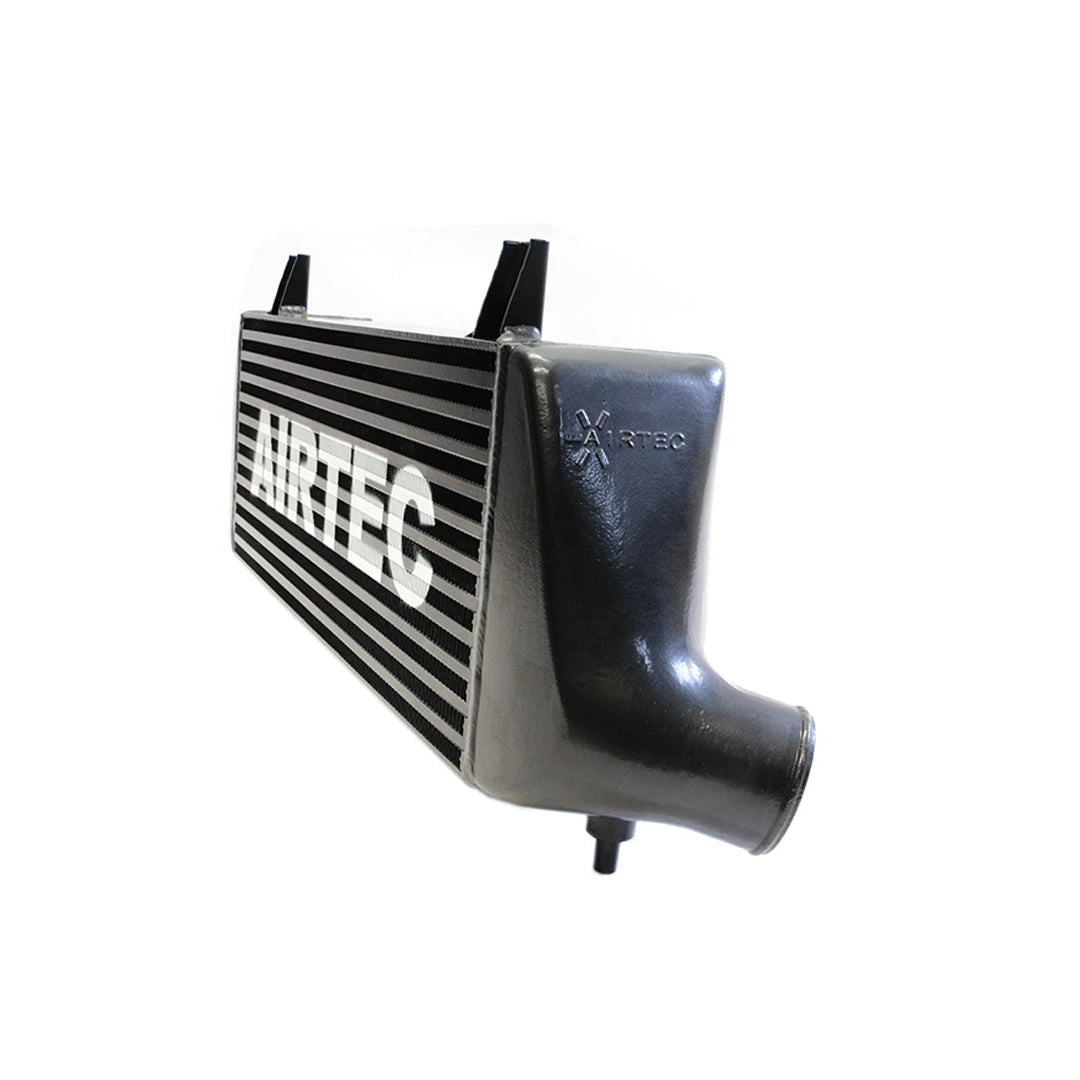 AIRTEC black intercooler on a white background