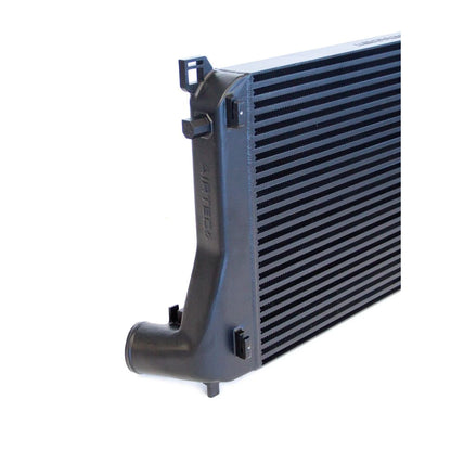 AIRTEC black radiator on a white background