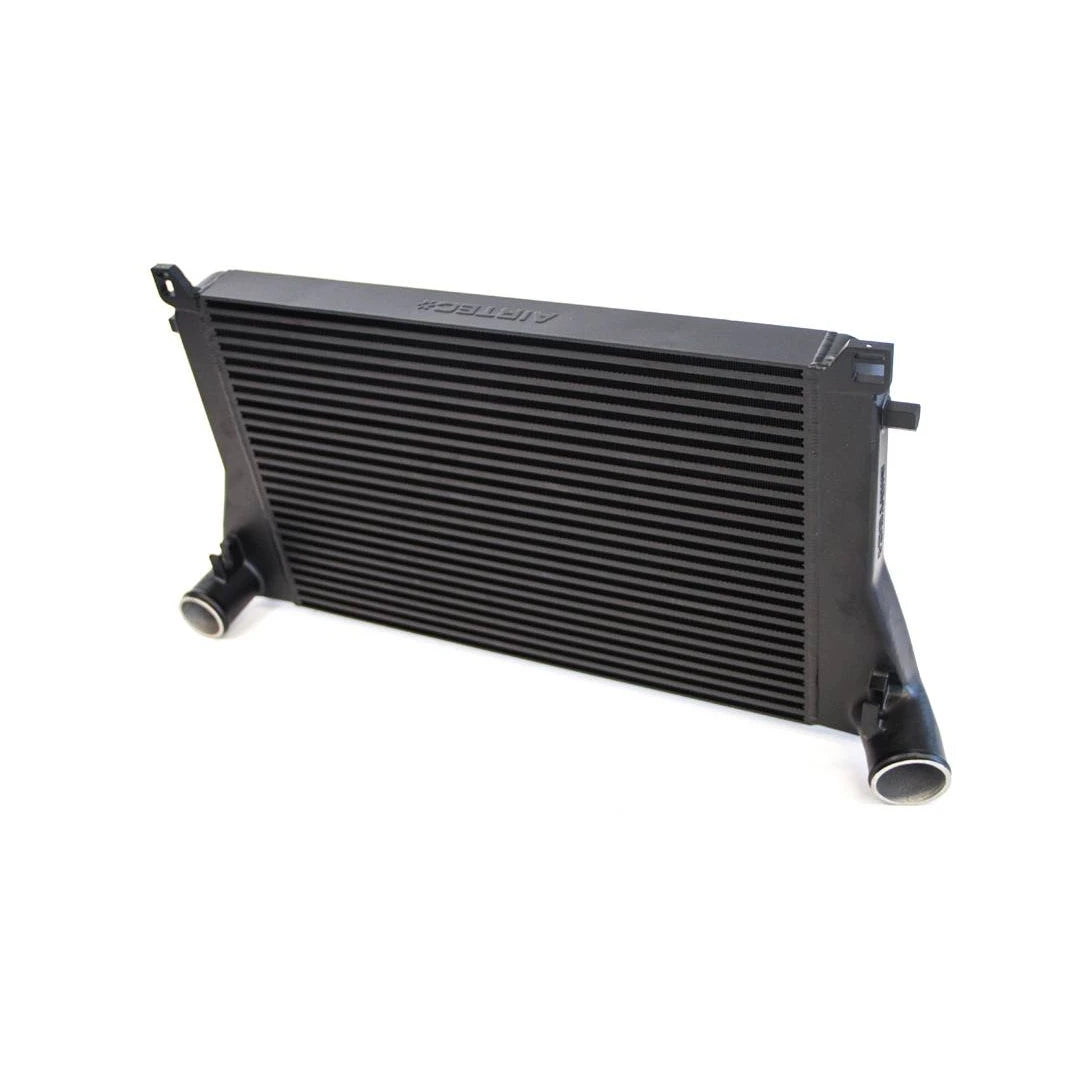 AIRTEC black radiator on a white background