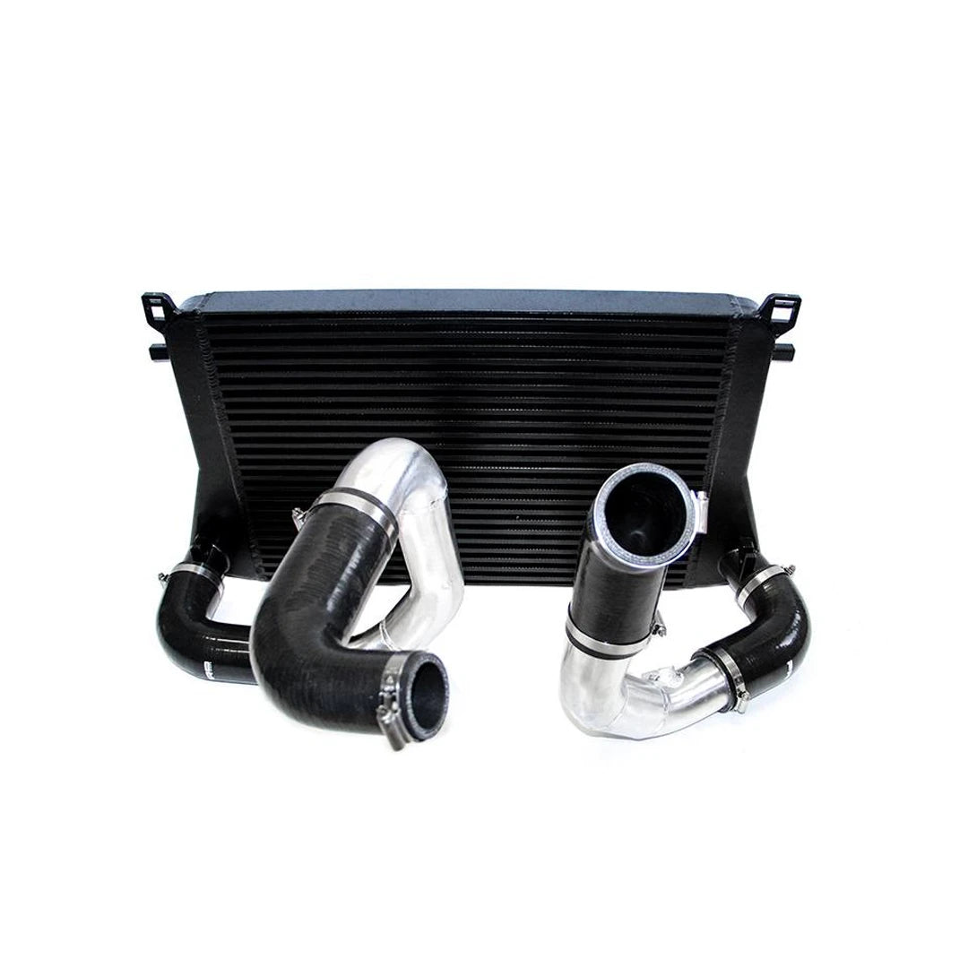 AIRTEC black intercooler on a white background