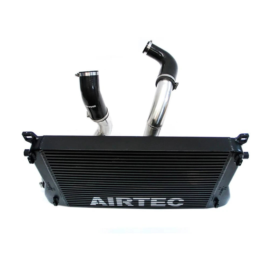 AIRTEC black intercooler on a white background