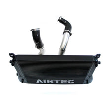 AIRTEC black intercooler on a white background