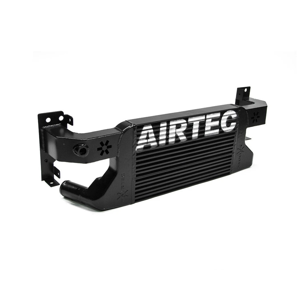 AIRTEC black intercooler on a white background