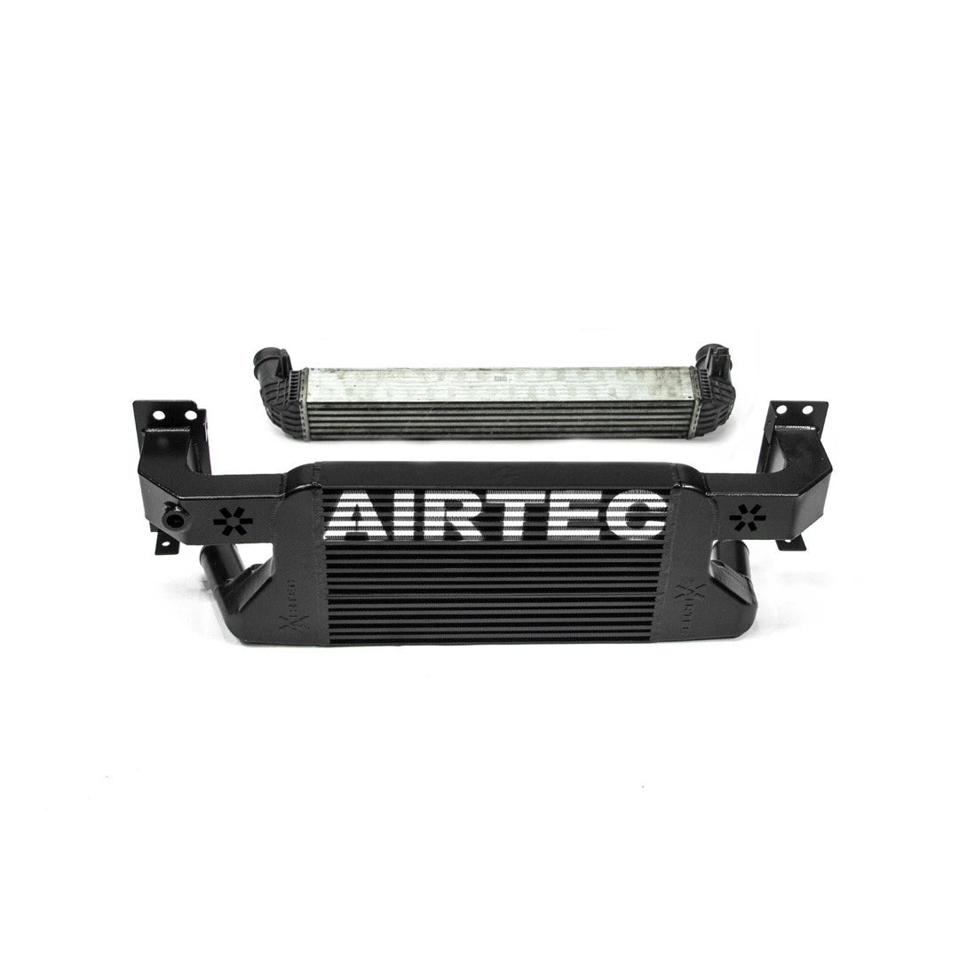 AIRTEC black intercooler on a white background