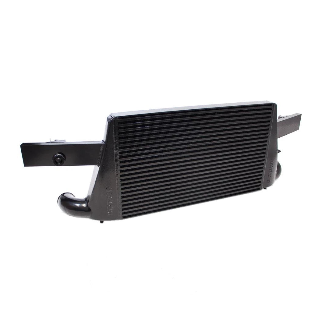 AIRTEC black intercooler on a white background