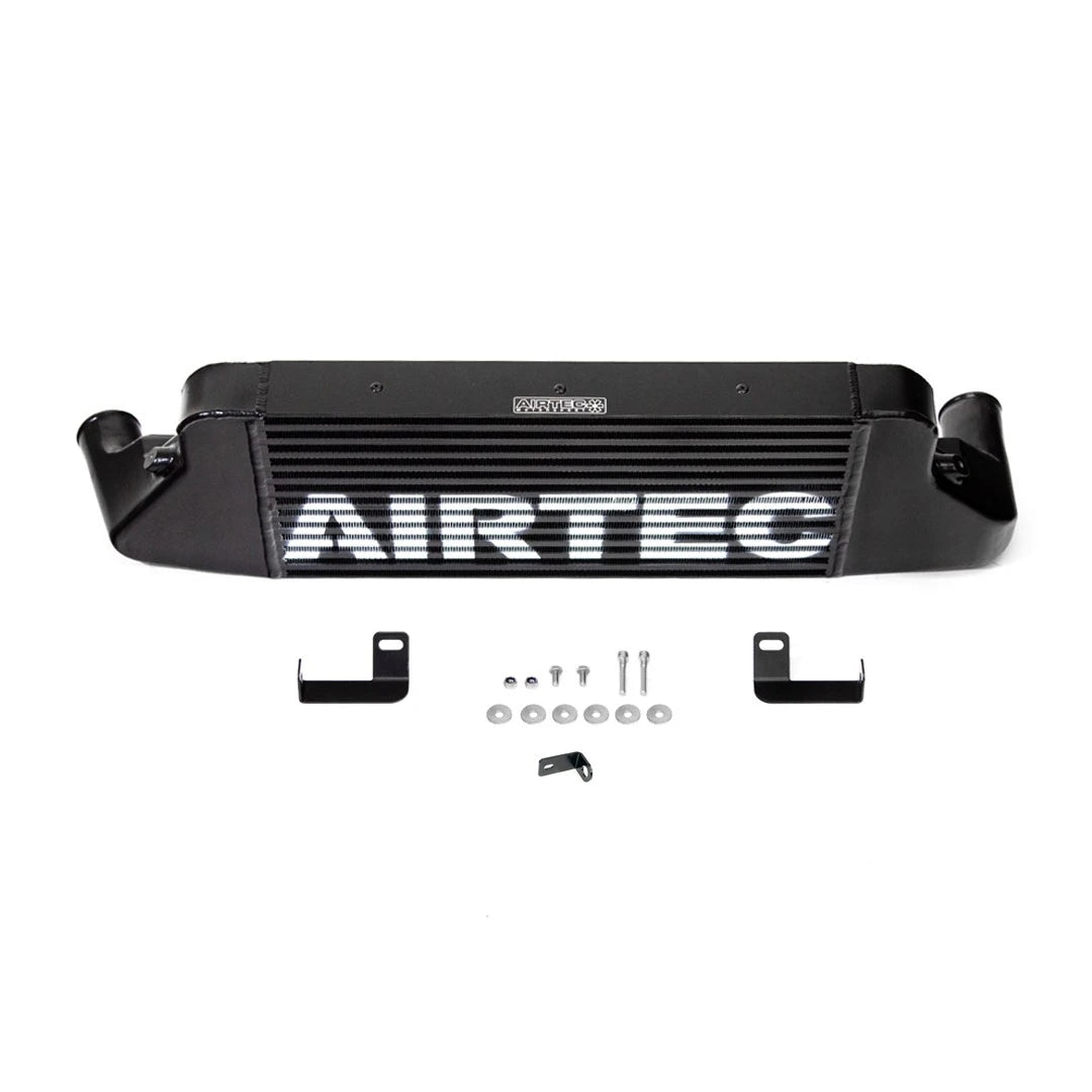 AIRTEC black intercooler on a white background