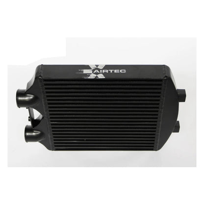 Black AIRTEC intercooler on a white background