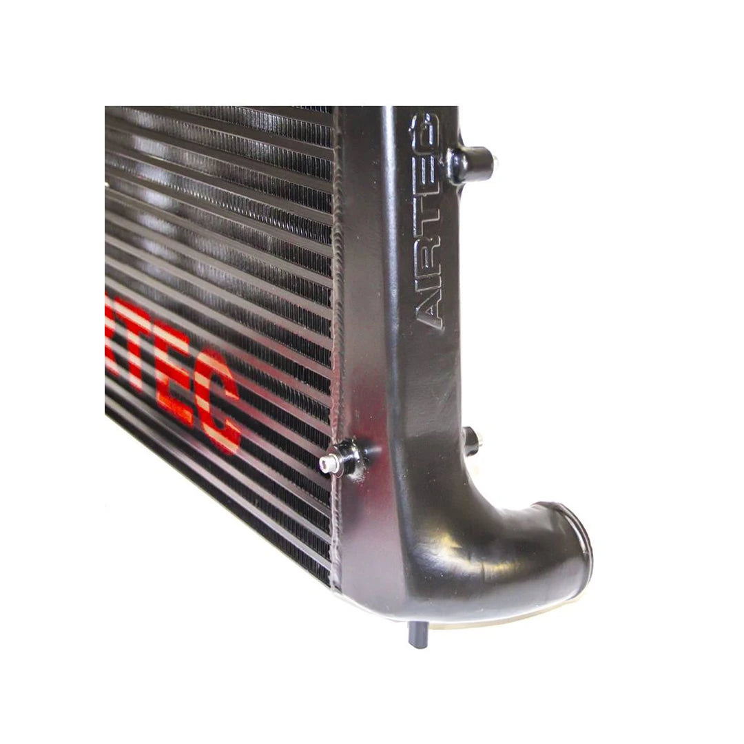 AIRTEC black intercooler on a white background