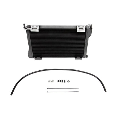 Airtec black radiator on a white background