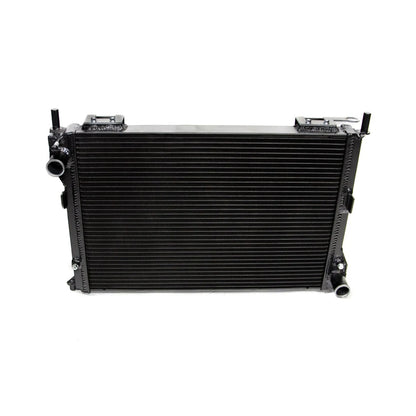 Airtec black radiator on a white background
