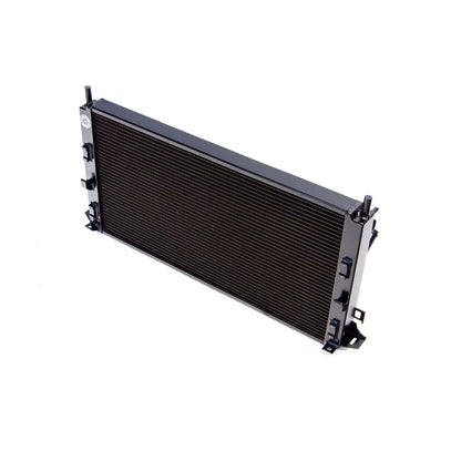 Airtec black radiator on a white background