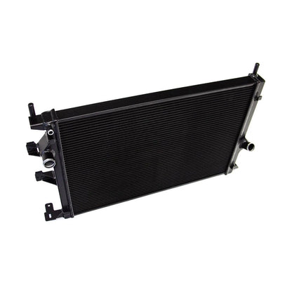 Airtec black radiator on a white background