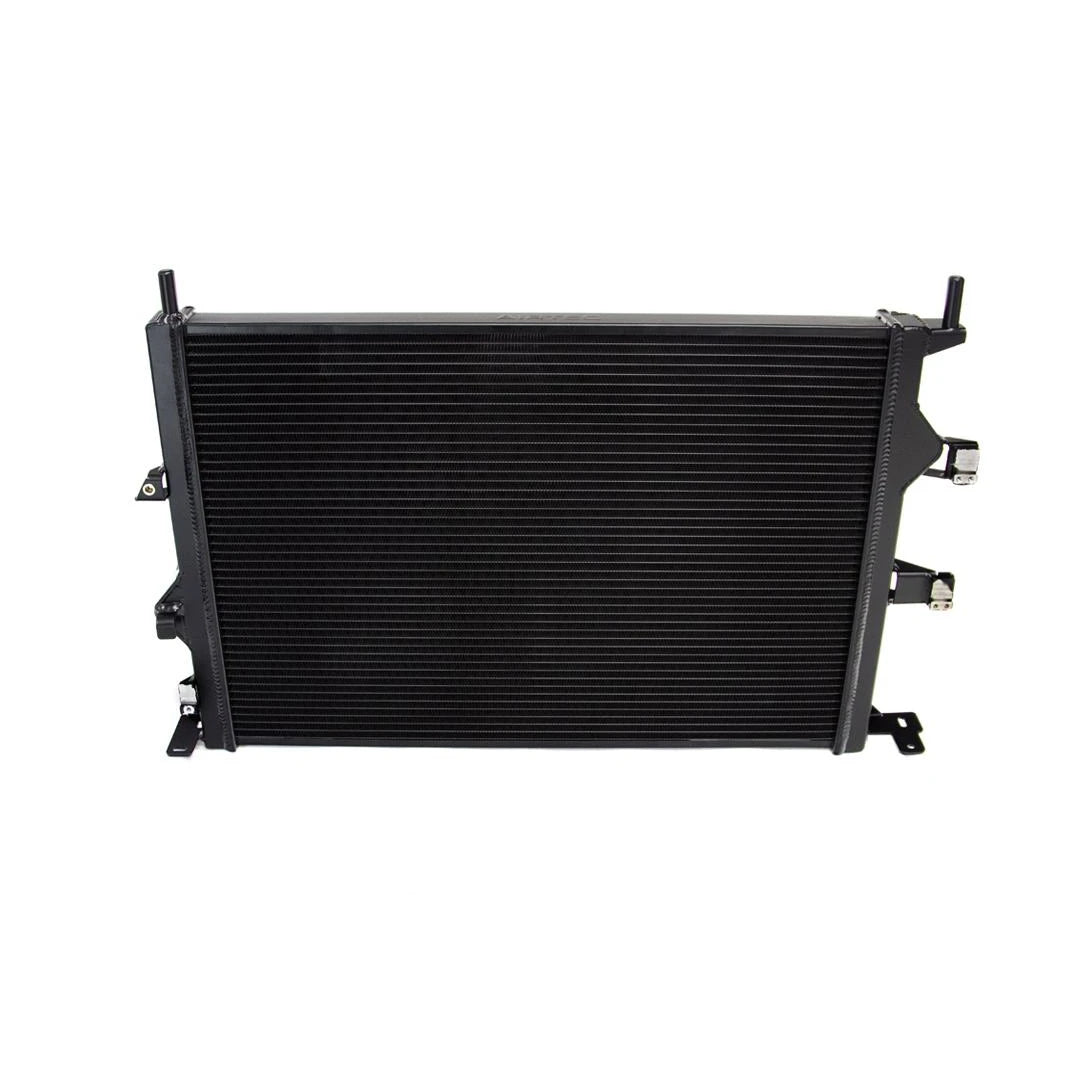 Airtec black radiator on a white background