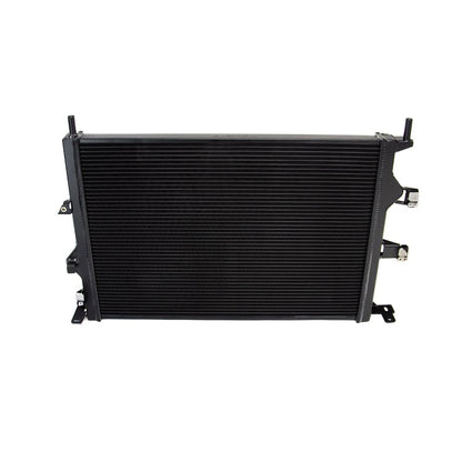 Airtec black radiator on a white background