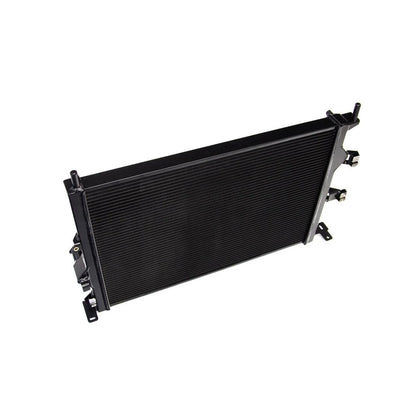 Airtec black radiator on a white background