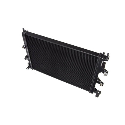 Airtec black radiator on a white background