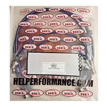 HEL Audi TT 1.8TFSi MK2 Stainless Steel Braided Brake Hoses T Blue