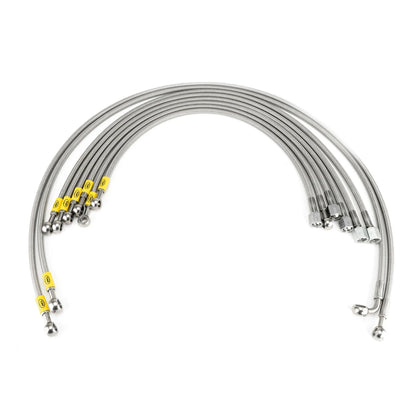 HEL Audi Quattro K-JET M12 M8 Braided Fuel Injector Hoses