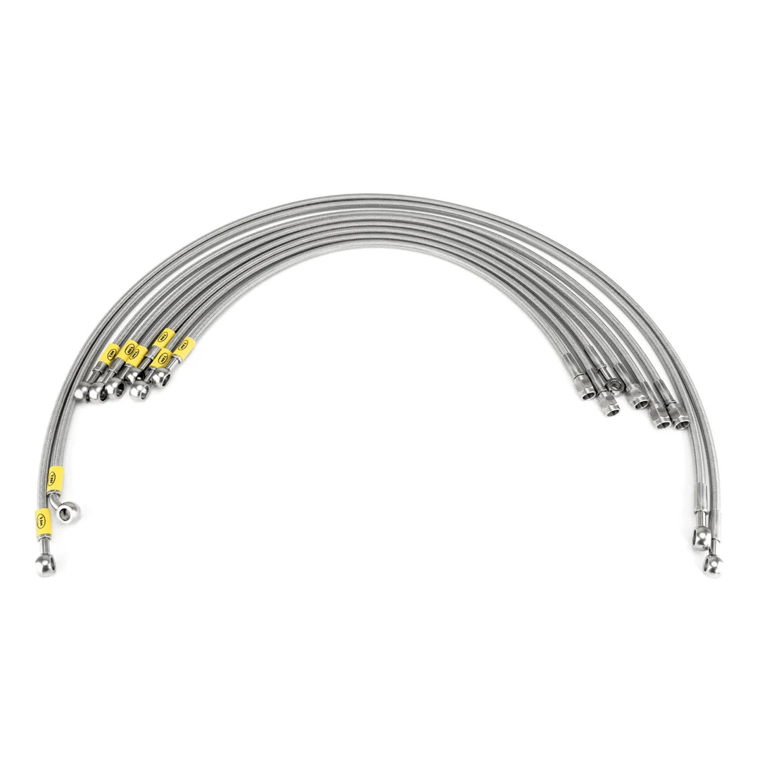 HEL Audi Quattro K-JET M10 Braided Fuel Injector Hoses